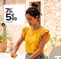 Carrefour T-shirt femme offre