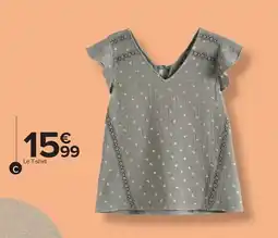 Carrefour T-shirt femme offre