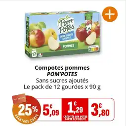 Coccinelle Express POM'POTES Compotes pommes offre