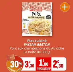 Coccinelle Express PAYSAN BRETON Plat cuisiné offre