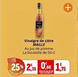 Coccinelle Express MAILLE Vinaigre de cidre offre