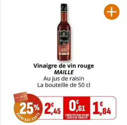 Coccinelle Express MAILLE Vinaigre de vin rouge offre