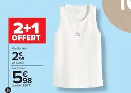 Carrefour T-shirt fille offre