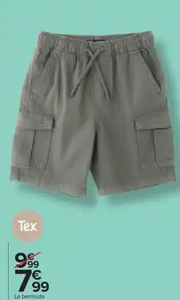 Carrefour Bermuda garçon offre