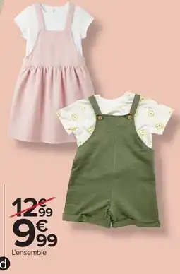 Carrefour Ensemble bébé offre