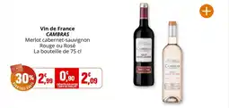 Coccinelle Express CAMBRAS Vin de France offre