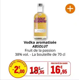 Coccinelle Express ABSOLUT Vodka aromatisée offre