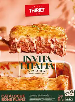 Thiriet Lasagnes à la bolognaise offre