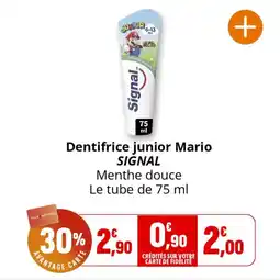 Coccinelle Express SIGNAL Dentifrice junior Mario offre
