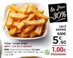 Thiriet Frites coupe large offre