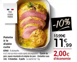 Thiriet Palette à la diable cuite offre