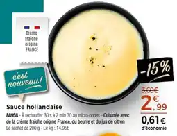Thiriet Sauce hollandaise offre
