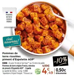 Thiriet Pommes de terre rissolées piment d'Espelette AOP offre