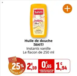Coccinelle Express TAHITI Huile de douche offre