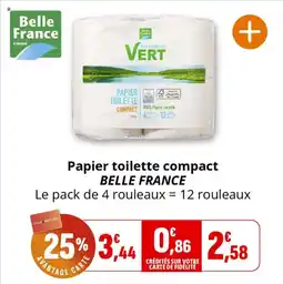 Coccinelle Express BELLE FRANCE Papier toilette compact offre