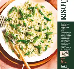 Thiriet Risotto aux pointes d'asperges vertes offre