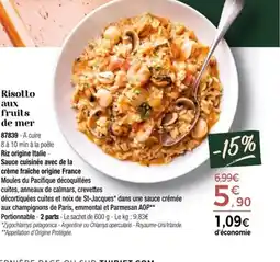 Thiriet Risotto aux fruits de mer offre