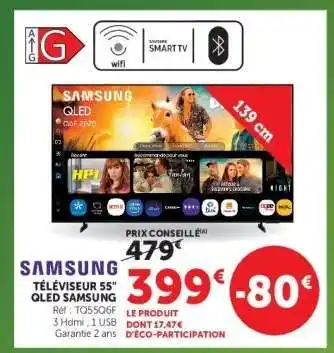 SAMSUNG TÉLÉVISEUR 55'' QLED SAMSUNG