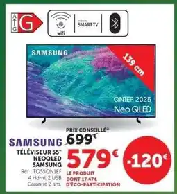 Super U SAMSUNG TÉLÉVISEUR 55'' NEOQLED offre