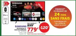 Hyper U SAMSUNG TÉLÉVISEUR 75 QLED 4K SAMSUNG offre