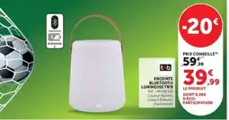 Super U ENCEINTE BLUETOOTH LUMINEUSE TNB offre