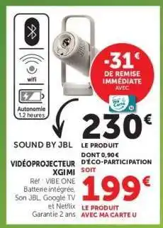 Hyper U VIDÉOPROJECTEUR XGIMI offre