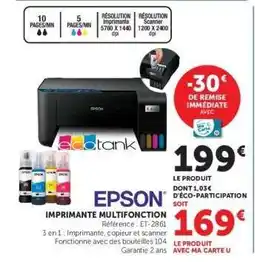 Hyper U Epson Imprimante Multifonction offre
