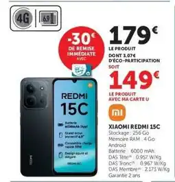 Hyper U XIAOMI REDMI 15C offre