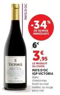 Hyper U Pays d'Oc IGP Victoria offre