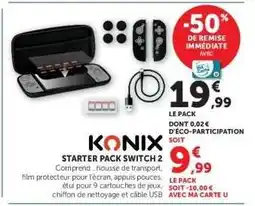 Hyper U Konix Starter Pack Switch 2 offre