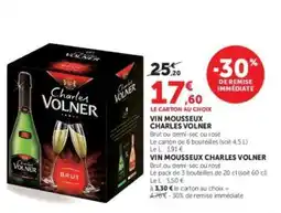 Hyper U Vin Mousseux Charles Volner offre