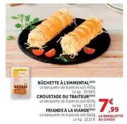 Hyper U LA BARQUETTE AU CHOIX offre