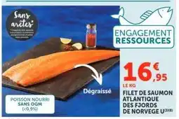 Hyper U FILET DE SAUMON ATLANTIQUE DES FJORDS DE NORVEGE offre
