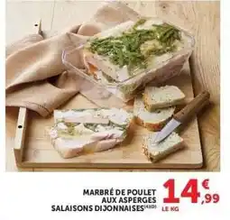 Hyper U Marbré de Poulet aux Asperges offre