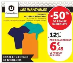 Hyper U Tee Shirt ou Debardeur Femme offre