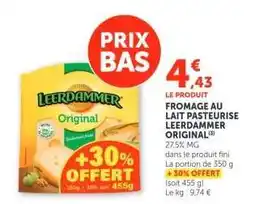 Hyper U Leerdammer Original offre