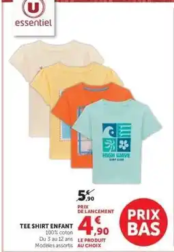 Super U Tee-Shirt Enfant offre