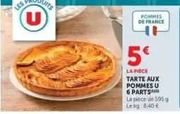 Hyper U Tarte aux pommes U 6 parts offre