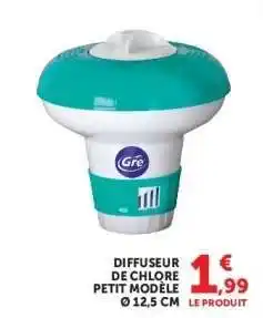 Hyper U Diffuseur de chlore petit modèle offre