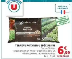Hyper U TERREAU POTAGER U SPÉCIALISTE offre