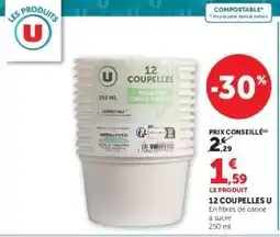 Hyper U 12 Coupelles U offre