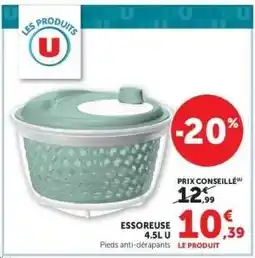 Hyper U ESSOREUSE 4.5L U offre