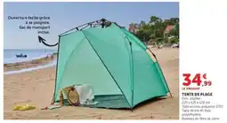 Hyper U Tente de plage offre