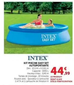 Hyper U KIT PISCINE EASY SET AUTOPORTANTE offre