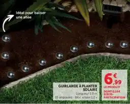 Hyper U GUIRLANDE À PLANTER SOLAIRE offre