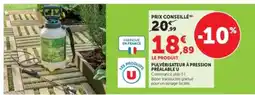 Super U Pulvérisateur à pression préalable U offre