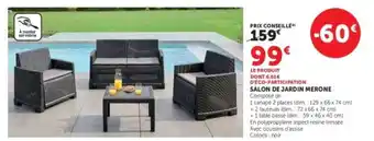 SALON DE JARDIN MERONE