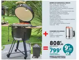 Super U BARBECUE KAMADOKALA Ø55CM + CHEMINÉE D'ALLUMAGE offre