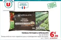 Super U TERREAU POTAGER U SPÉCIALISTE offre