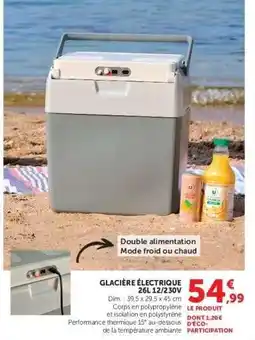 Super U Glacière électrique offre